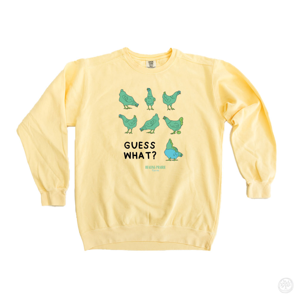 Guess 2024 yellow sweatshirt